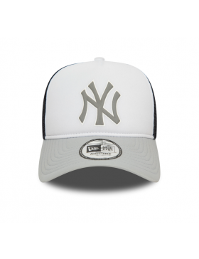 New Era MLB Logo Trucker NY Yankees - Gray
