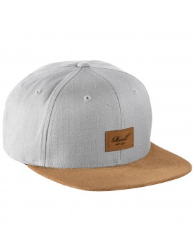 Reell 6 panel Suede cap Snapback Silver